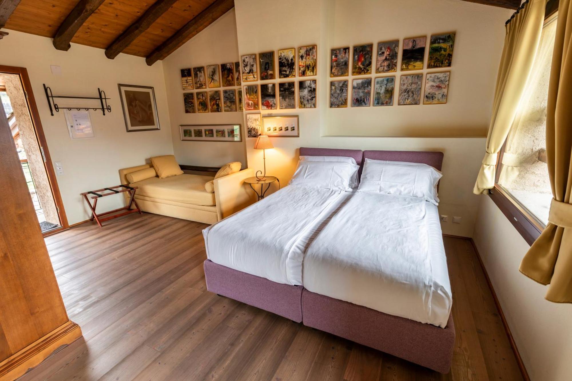 Wine & Art Relais Vallombrosa Castelrotto Cameră foto